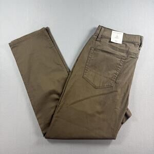 NWT Lucky Brand Men's 121 Sateen Slim Straight Brown 38" x 32" Jeans